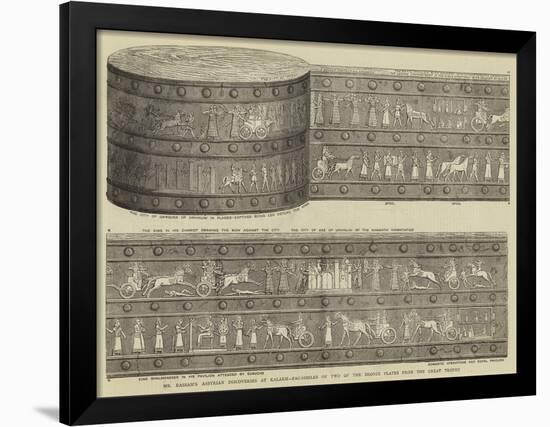 Mr Rassam's Assyrian Discoveries at Kalakh-null-Framed Premium Giclee Print