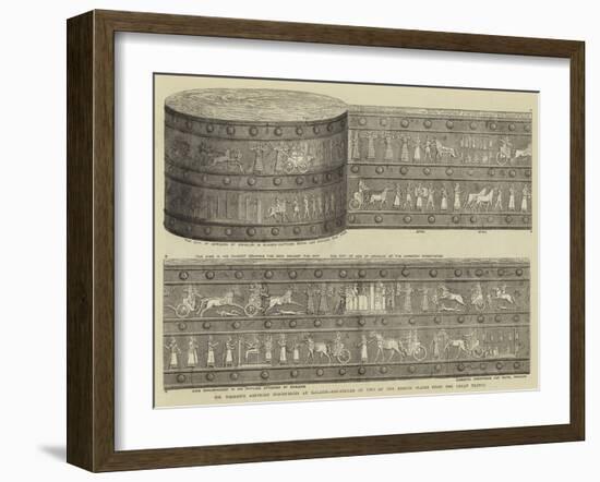 Mr Rassam's Assyrian Discoveries at Kalakh-null-Framed Giclee Print