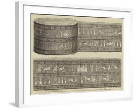 Mr Rassam's Assyrian Discoveries at Kalakh-null-Framed Giclee Print