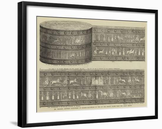 Mr Rassam's Assyrian Discoveries at Kalakh-null-Framed Giclee Print