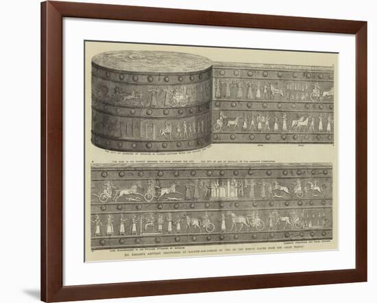 Mr Rassam's Assyrian Discoveries at Kalakh-null-Framed Giclee Print