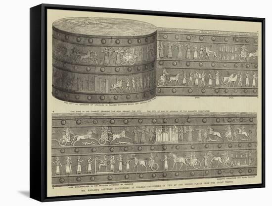 Mr Rassam's Assyrian Discoveries at Kalakh-null-Framed Stretched Canvas