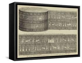 Mr Rassam's Assyrian Discoveries at Kalakh-null-Framed Stretched Canvas