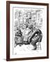 Mr Riah and Miss Wren at the Six Jolly Fellowship Porters, 1912-Harry Furniss-Framed Giclee Print