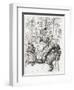 Mr. Riah and Miss Wren at the Six Jolly Fellowship Porters. Stop a Bit-null-Framed Giclee Print