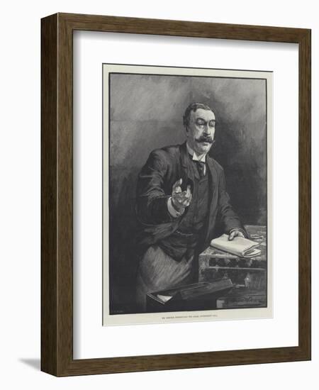 Mr Ritchie Introducing the Local Government Bill-Thomas Walter Wilson-Framed Giclee Print