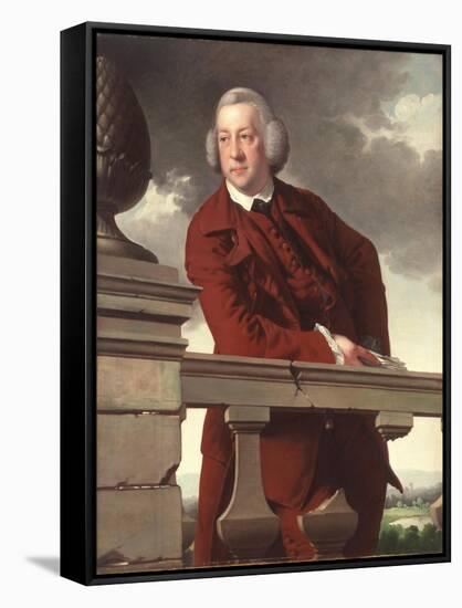 Mr. Robert Gwillym, 1766-Joseph Wright of Derby-Framed Stretched Canvas