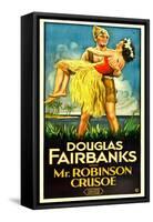 MR. ROBINSON CRUSOE, Douglas Fairbanks Sr., Maria Alba, 1932-null-Framed Stretched Canvas