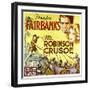 MR. ROBINSON CRUSOE, top right: Douglas Fairbanks, 1932.-null-Framed Art Print