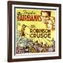 MR. ROBINSON CRUSOE, top right: Douglas Fairbanks, 1932.-null-Framed Art Print