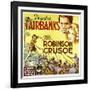 MR. ROBINSON CRUSOE, top right: Douglas Fairbanks, 1932.-null-Framed Art Print