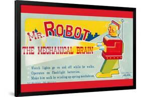 Mr. Robot: the Mechanical Brain-null-Framed Art Print