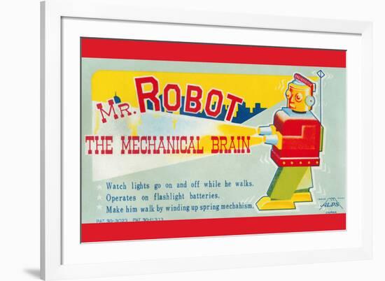 Mr. Robot: the Mechanical Brain-null-Framed Premium Giclee Print