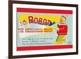 Mr. Robot: the Mechanical Brain-null-Framed Premium Giclee Print