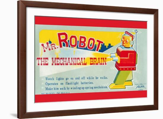 Mr. Robot: the Mechanical Brain-null-Framed Premium Giclee Print