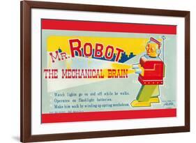 Mr. Robot: the Mechanical Brain-null-Framed Premium Giclee Print