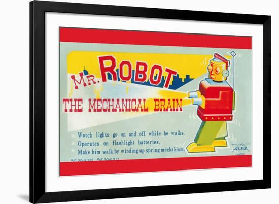 Mr. Robot: the Mechanical Brain-null-Framed Premium Giclee Print