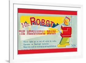 Mr. Robot: the Mechanical Brain-null-Framed Art Print