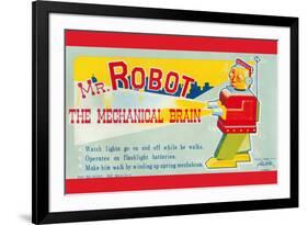 Mr. Robot: the Mechanical Brain-null-Framed Art Print