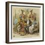 Mr Row Bahawdur Ramchunder Gopaldas's Wedding Party-null-Framed Giclee Print