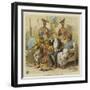 Mr Row Bahawdur Ramchunder Gopaldas's Wedding Party-null-Framed Giclee Print