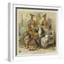 Mr Row Bahawdur Ramchunder Gopaldas's Wedding Party-null-Framed Giclee Print