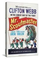 Mr. Scoutmaster, Second Right: Clifton Webb, 1953-null-Stretched Canvas