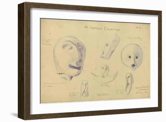 Mr Shapira's Collection, Plate 8, 1872-Claude Conder-Framed Giclee Print