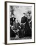 Mr Sklodowski with His Three Surviving Daughters, C1886-null-Framed Giclee Print