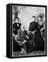 Mr Sklodowski with His Three Surviving Daughters, C1886-null-Framed Stretched Canvas