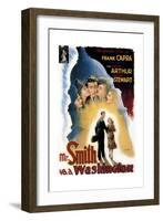 Mr. Smith Goes to Washington, (aka Mr. Smith Va a Washington), James Stewart, Jean Arthur, 1939-null-Framed Giclee Print