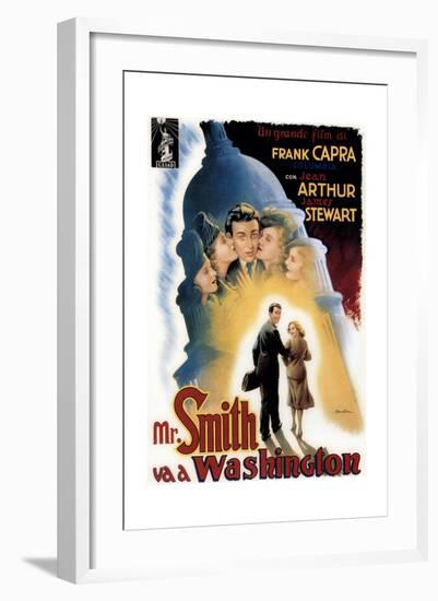 Mr. Smith Goes to Washington, (aka Mr. Smith Va a Washington), James Stewart, Jean Arthur, 1939-null-Framed Giclee Print