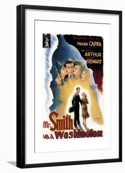 Mr. Smith Goes to Washington, (aka Mr. Smith Va a Washington), James Stewart, Jean Arthur, 1939-null-Framed Giclee Print