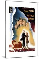 Mr. Smith Goes to Washington, (aka Mr. Smith Va a Washington), James Stewart, Jean Arthur, 1939-null-Mounted Giclee Print