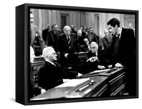 Mr. Smith Goes To Washington, Claude Rains, James Stewart, 1939, Senate Debate-null-Framed Stretched Canvas