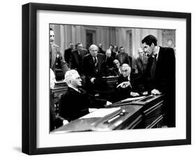 Mr. Smith Goes To Washington, Claude Rains, James Stewart, 1939, Senate Debate-null-Framed Photo