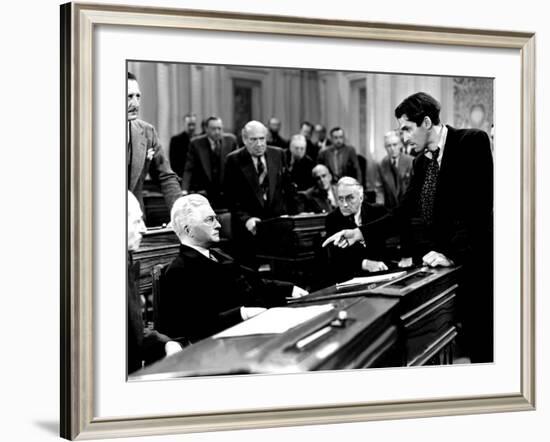 Mr. Smith Goes To Washington, Claude Rains, James Stewart, 1939, Senate Debate-null-Framed Photo