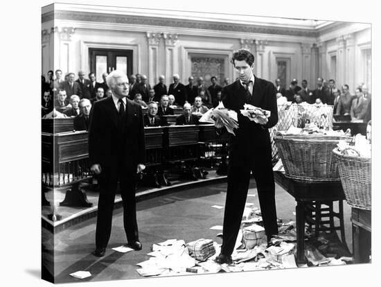 Mr. Smith Goes To Washington, Claude Rains, James Stewart, 1939-null-Stretched Canvas