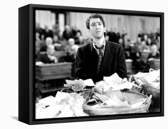 Mr. Smith Goes to Washington, James Stewart, 1939-null-Framed Stretched Canvas