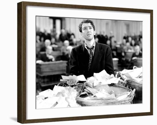 Mr. Smith Goes to Washington, James Stewart, 1939-null-Framed Photo