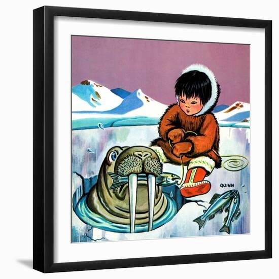 Mr. Snowman - Jack & Jill-Cynthia Koehler-Framed Premium Giclee Print