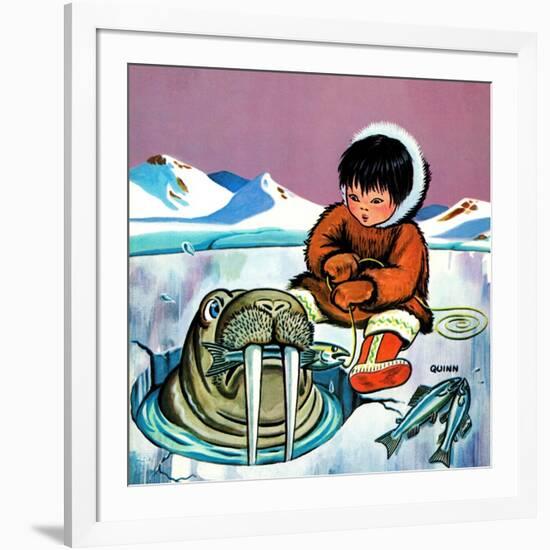 Mr. Snowman - Jack & Jill-Cynthia Koehler-Framed Giclee Print