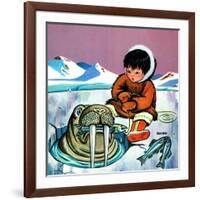 Mr. Snowman - Jack & Jill-Cynthia Koehler-Framed Giclee Print