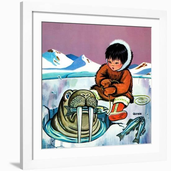 Mr. Snowman - Jack & Jill-Cynthia Koehler-Framed Giclee Print