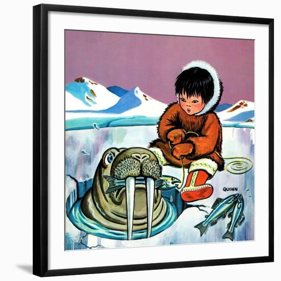 Mr. Snowman - Jack & Jill-Cynthia Koehler-Framed Giclee Print