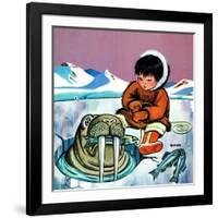 Mr. Snowman - Jack & Jill-Cynthia Koehler-Framed Giclee Print