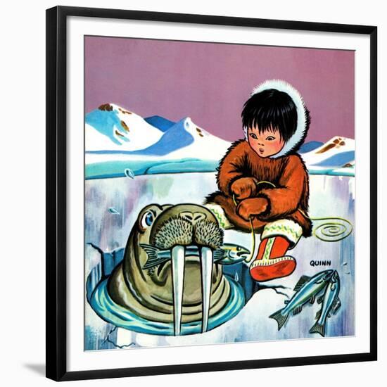 Mr. Snowman - Jack & Jill-Cynthia Koehler-Framed Giclee Print