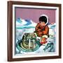 Mr. Snowman - Jack & Jill-Cynthia Koehler-Framed Giclee Print