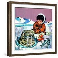 Mr. Snowman - Jack & Jill-Cynthia Koehler-Framed Giclee Print