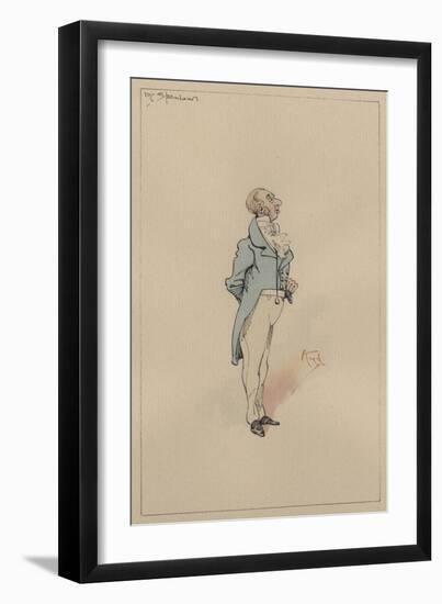 Mr Spenlow, C.1920s-Joseph Clayton Clarke-Framed Giclee Print